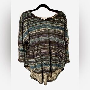 2/$15 - Striped High-Low Knit Top - Aldila